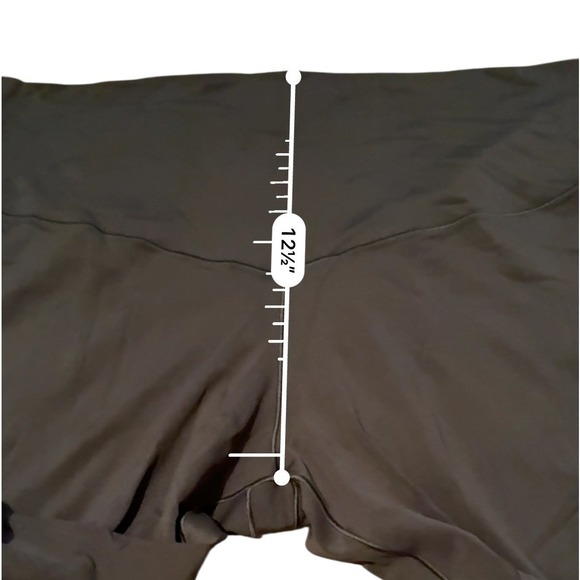 Aerie Real Me 7/8 Leggings Women's XXL Olive Green High Rise Stretch Yoga - Picture 6 of 7